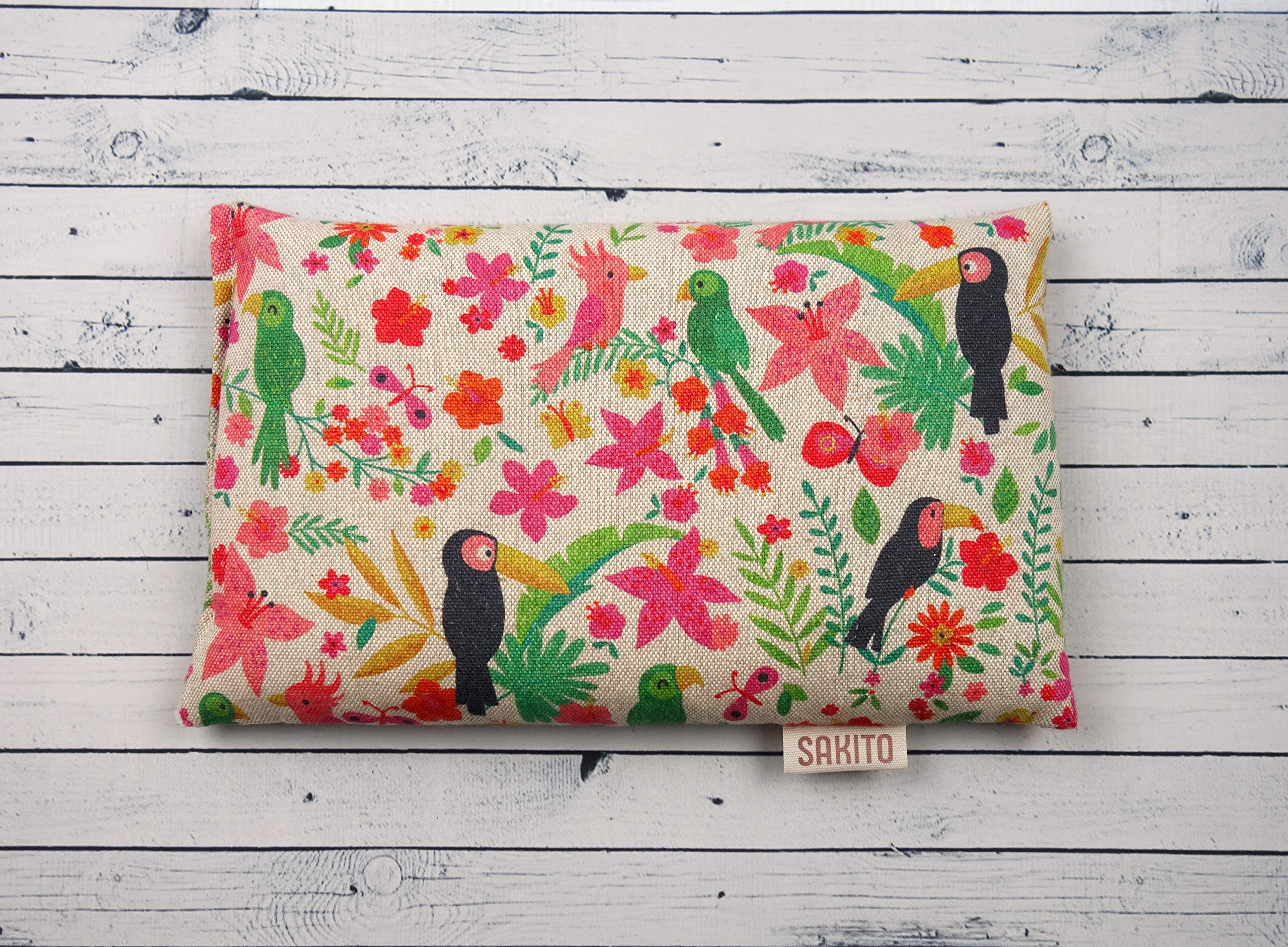 Bouillotte Micro-onde (25x15 cm) - Thérapie Naturelle contre le Stress et Douleurs Musculaires - Utilisation Chaude ou Froide - Grande Rétention de Chaleur - Tissu de Première Qualité - Parfum Lavande