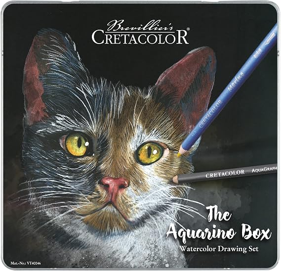 Cretacolor The Aquarino Box Watercolor Drawing 24-Piece Set