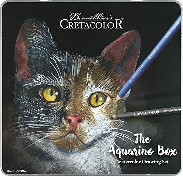 Cretacolor The Aquarino Box Watercolor Drawing 24-Piece Set
