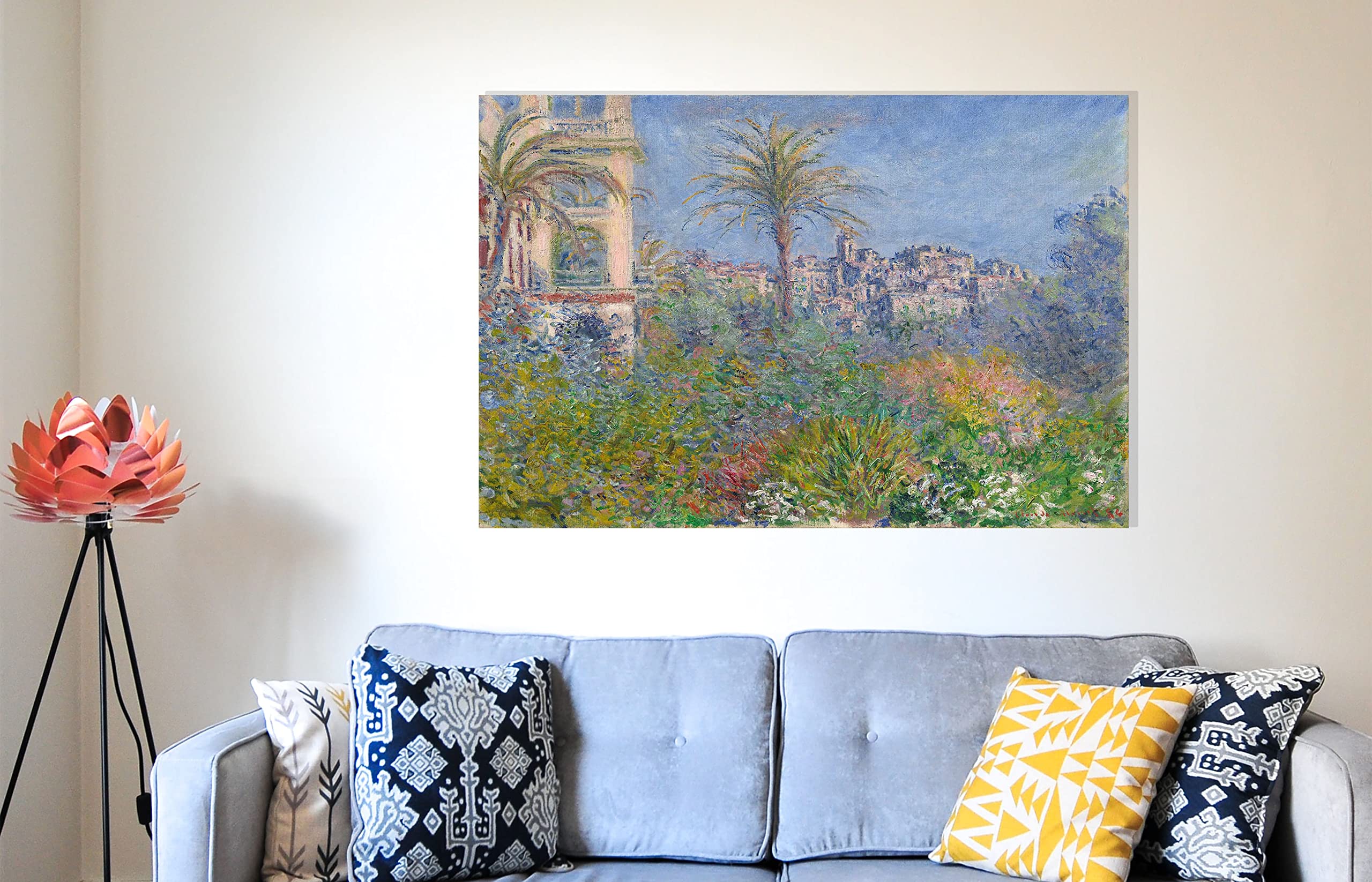 Villas in Bordighera, 1884 Print by Claude Monet. Art Prints, Posters & Puzzles from Heritage Images