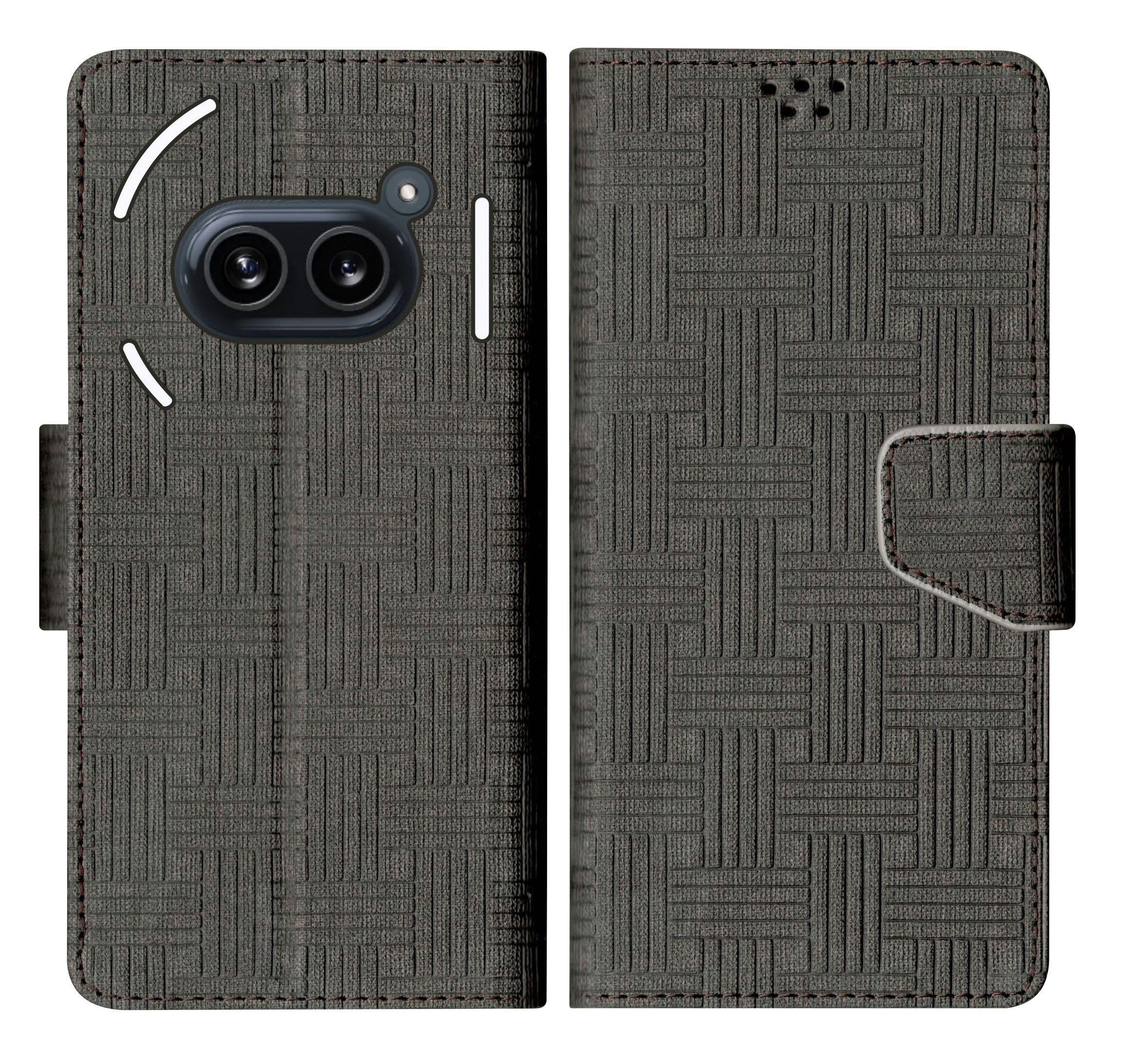SBMS Flip Cover for Nothing Phone (2a) 5G Back Cover Case with Magnatic Closure | Inbuilt Stand | Card & Money Pocket (Mat Black) (B0CYL3F8W6) Amazon Price History, Amazon Price Tracker