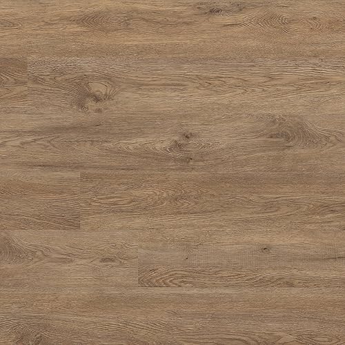 MSI Hampstead - Piso de tablones de vinilo de lujo con adhesivo de 6 x 48 pulgadas para instalación profesional y de bricolaje, marrón, CAJA, 36