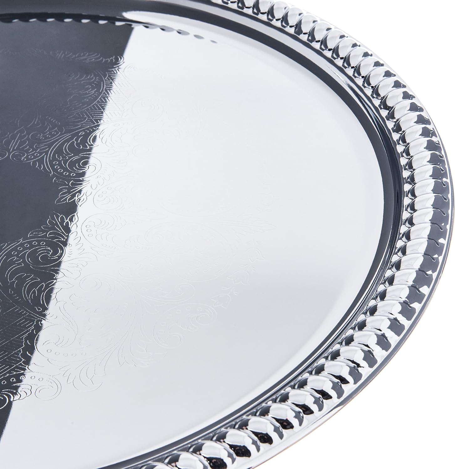 Flash Sale Carlisle 608907 Round Chrome Plated Serving Tray, 14 (Pack of 12) Black Friday Sale 2022 Carlisle 608907 Round Chrome Plated Serving Tray, 14 (Pack of 12)