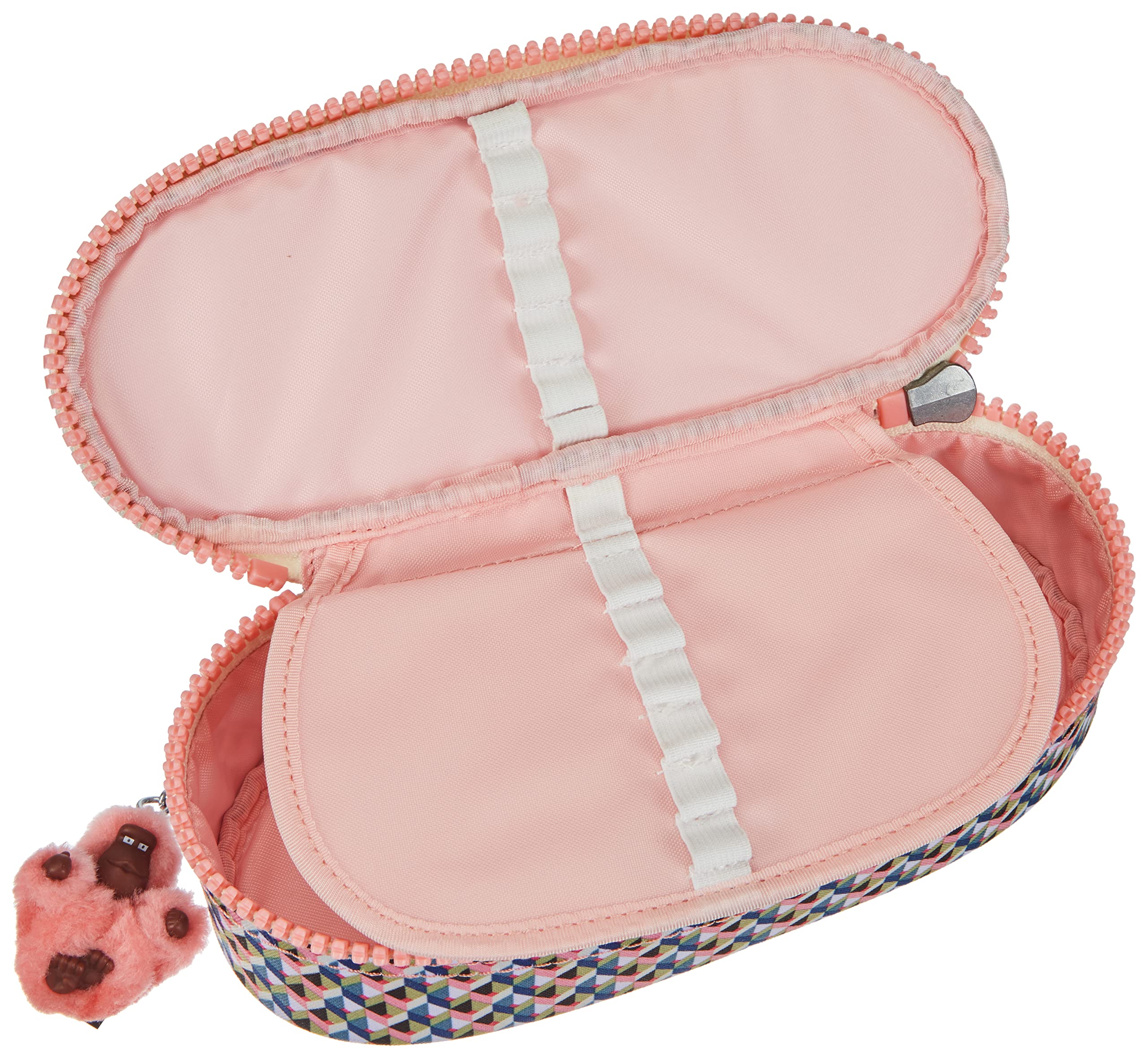 Kipling DUOBOX, Trousse Moyenne Légère, Motifs Imprimés, 20 cm, 1 L, Girly Geo