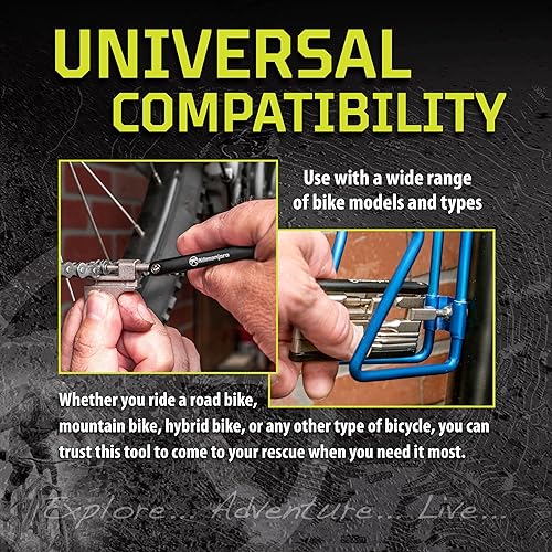 Miniatura 7 de Kilimanjaro Cycle Series 16 en 1 - Multiherramienta plegable para bicicleta, herramientas compactas de reparación de bicicletas, apriete tornillos,