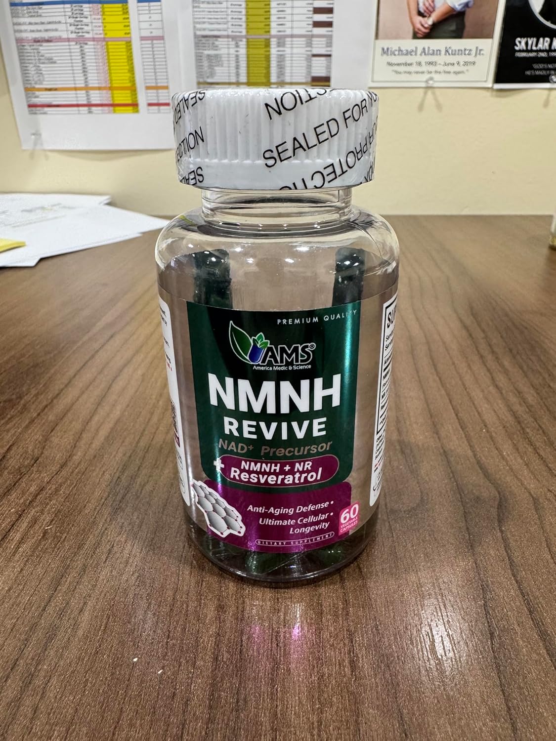 America Medic & Science NMNH Revive – Dual NAD+ Precursor Supplement for Longevity, Healthy Aging, Energy, Metabolic Function, Skin & Cellular Health – 60 Capsules for Daily Vitality - Image 5