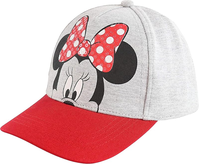 Gorra de béisbol Frozen de Disney para niña, sombrero trasero con correa curvada de princesa Elsa y Anna (2T-7)