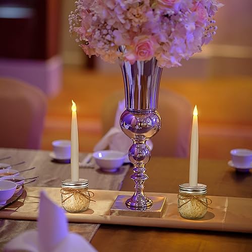 Miniatura 2 de Furora Lighting - Velas largas LED sin llama, para ventana, a pilas, velas eléctricas con función de temporizador de 6 horas