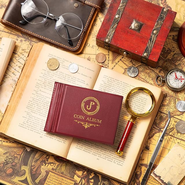 Foto 4 de 6 de Álbum De Monedas Con 60 Faldones Libro De Colección De Monedas 10 Páginas