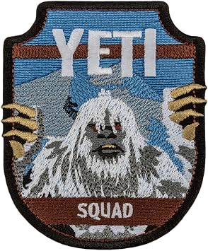 EMBROVERSE Sasquatch Squad Patch, Embroidered Iron-On Bigfoot Cryptid