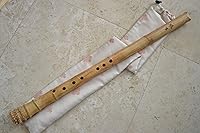 Vista 3 de Flauta de bambú de 8 agujeros Shakuhachi Dongxiao C/F Key Zen Instrumento