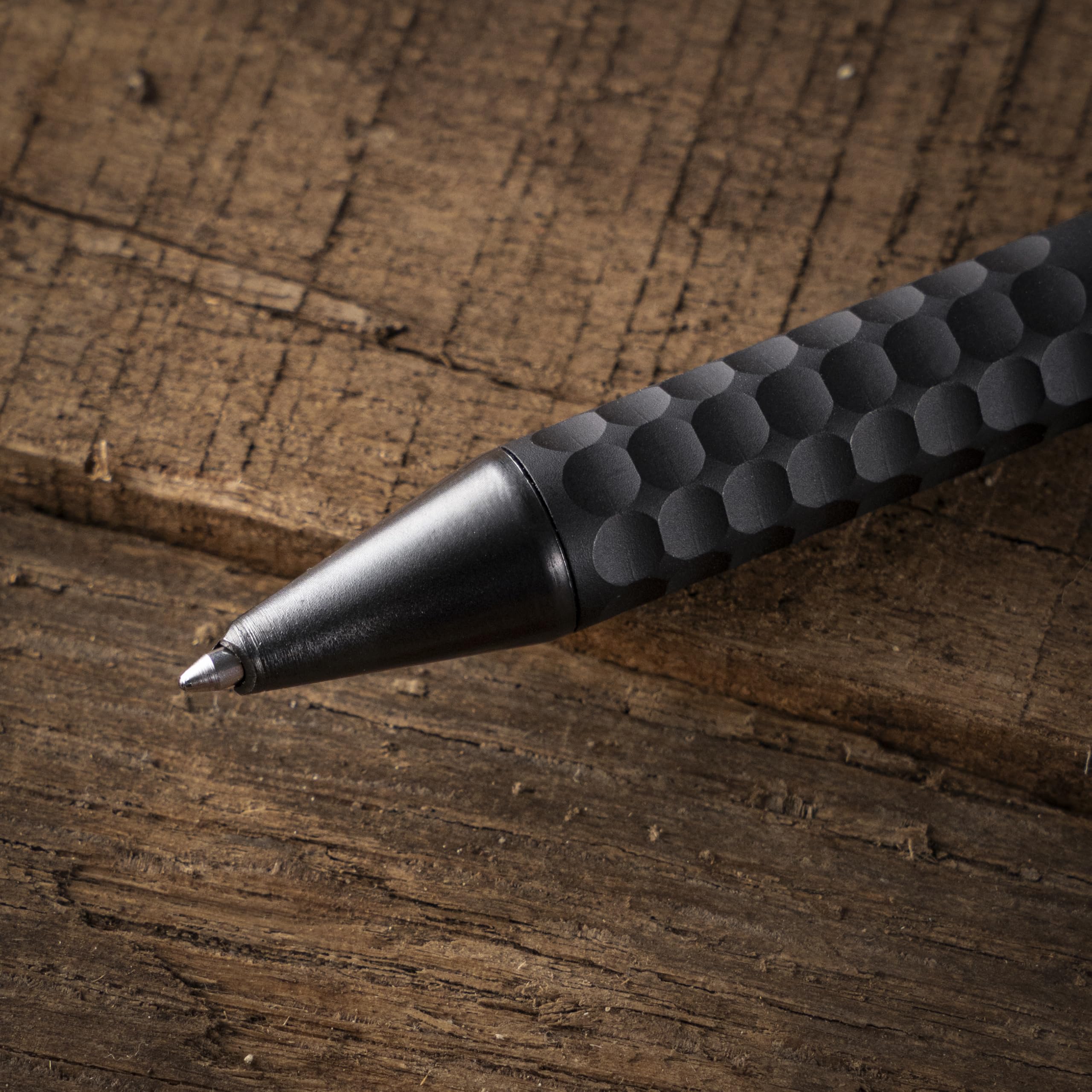 Rite in the Rain All-Weather Readiness Metal Tactical Pen with Stylus Bolt-Action Clicker Glass Breaking Tip Black Ink — view 6