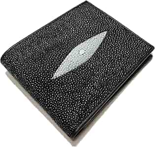 Amazon | [Kurop] スティングレイ エイ革 二つ折り財布 本革