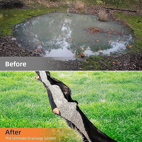 Miniatura 6 de Tela geotextil de 3 pies x 300 pies, polipropileno de 6 onzas, resistencia a la tracción 350N, capacidad de carga 440N para estabilización de