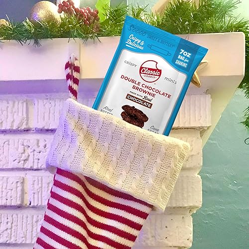 Miniatura 6 de Classic Cookie, Mini galletas crujientes, brownie de chocolate doble de 7 onzas, 2 bolsas