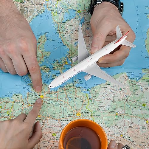 Miniatura 5 de Busyflies 1300 Scale Turkish Airlines Boeing 777 Airplane Models Alloy Diecast Airplane Model