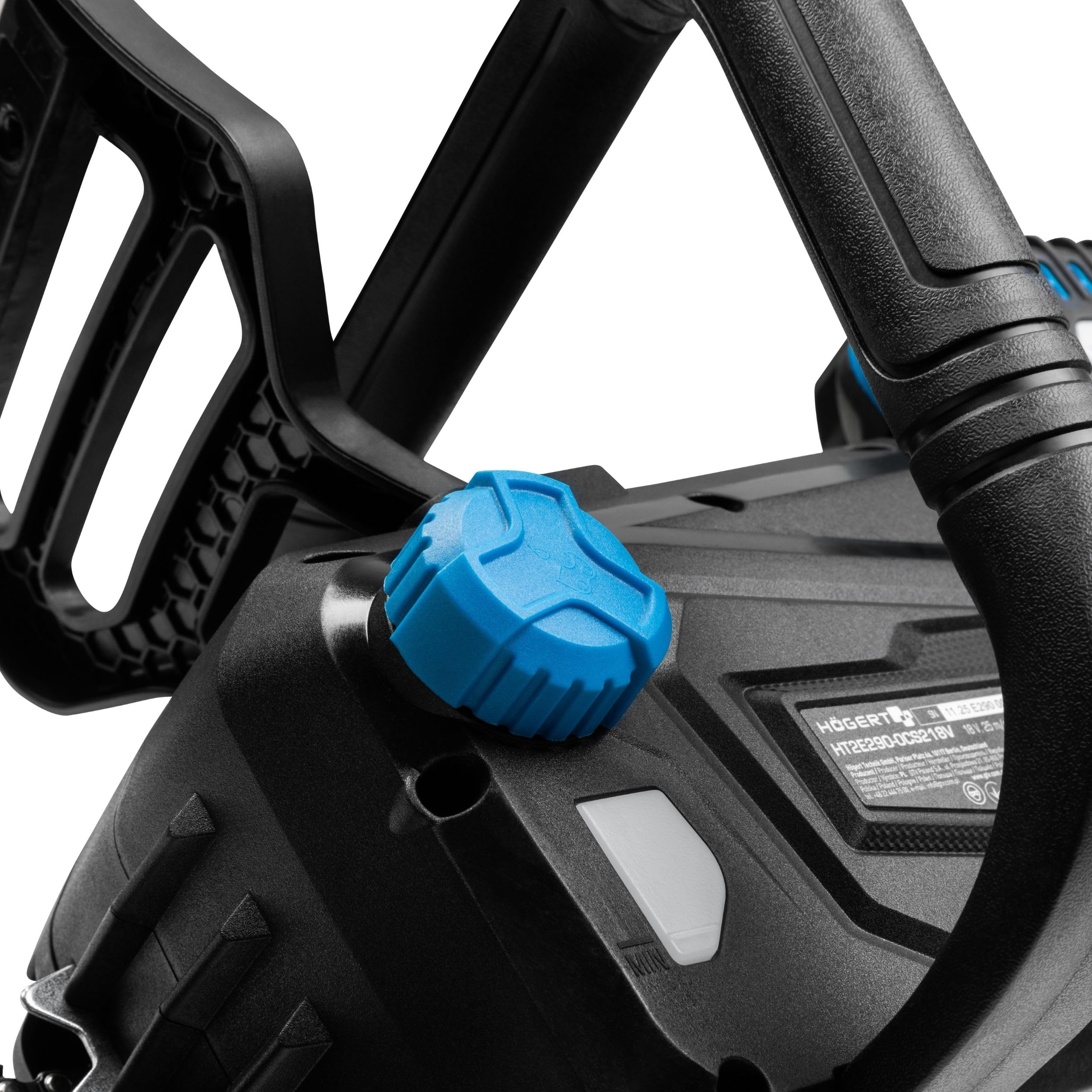 HÖGERT TECHNIK Motosierra a Batería 2x18V OneAccuSystem, motor sin escobillas, motosierra inalámbrica de 14 pulgadas, motosierra eléctrica para madera, leña y trabajos de jardín, sin batería