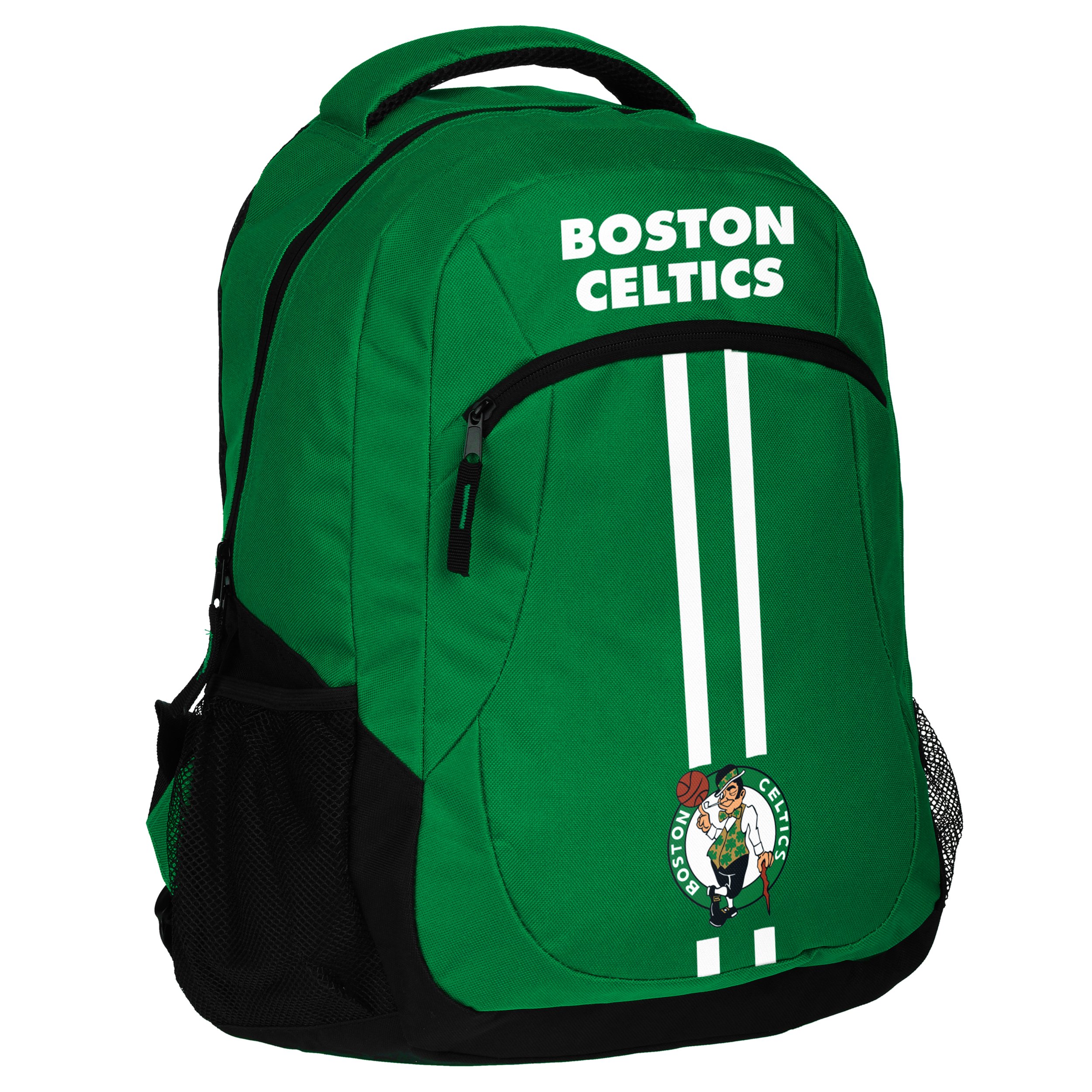 Forever Collectibles Boston Celtics NBA Action Backpack School Book Gym Bag