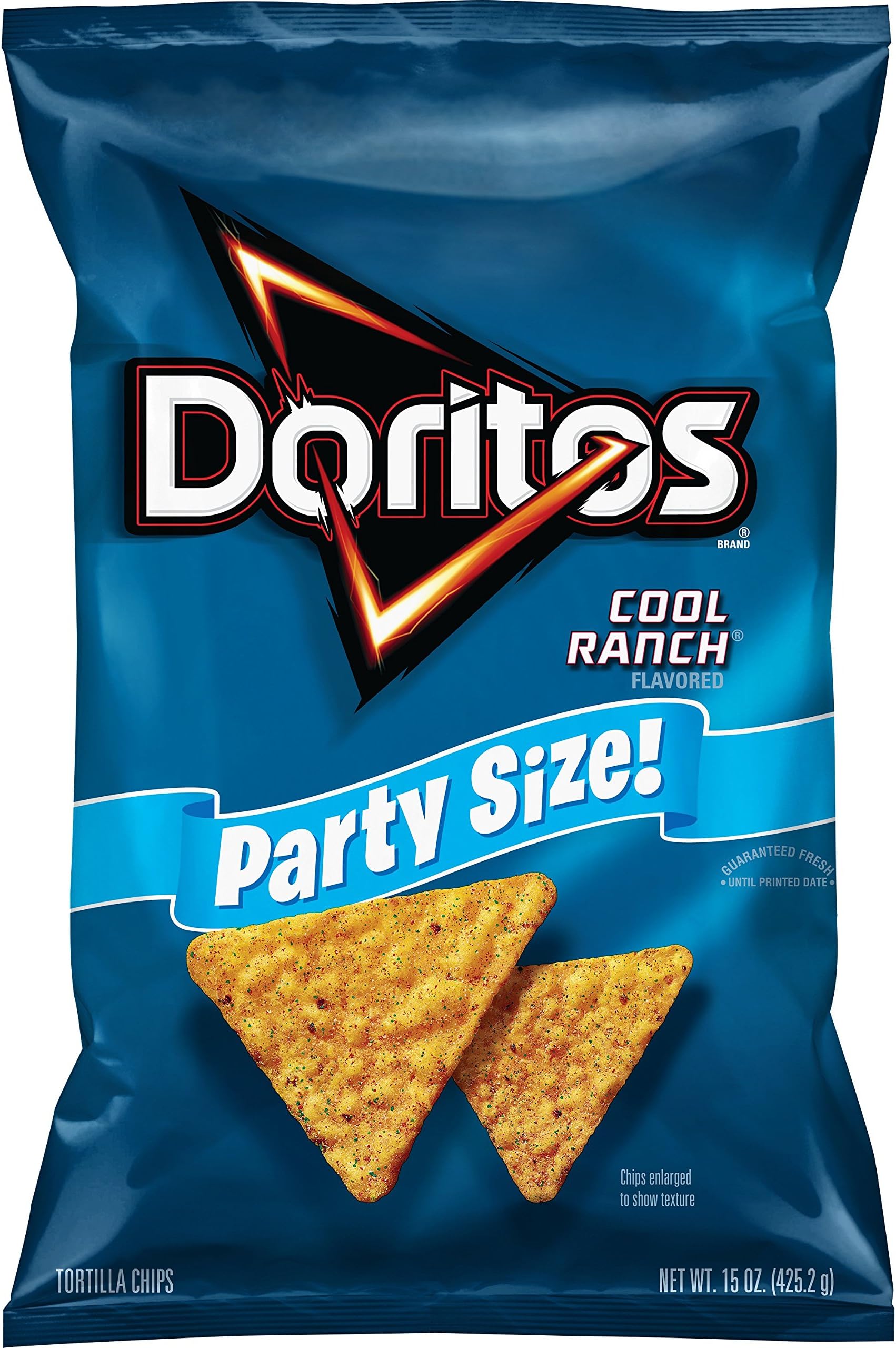 Doritos Cool Ranch Flavored Tortilla Chips, Party Size! (15 Ounce)