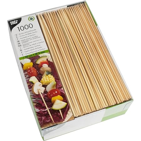 SAMURAI 75 SPIEDINI DELUXE IN BAMBU' LUNGHEZZA 20 CM - PiùMe