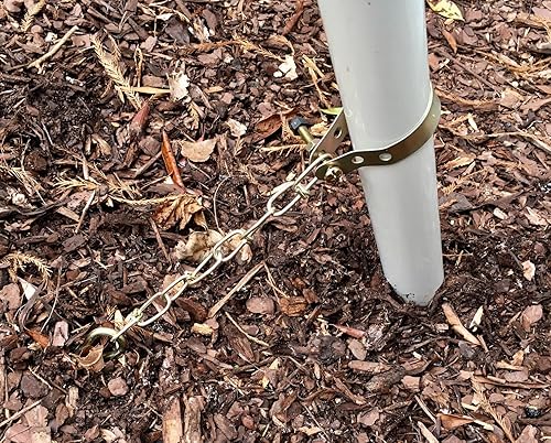 Miniatura 7 de XDP Recreation Free N' Swing Swing Set, Gray & 70113 Swing Set, Trampoline, & Patio Furniture Metal Ground Anchor Kit Hardware,Bronze