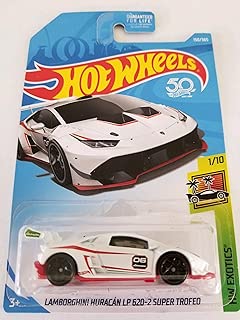 Hot Wheels 2018 50th Anniversary HW Exotics Lamborghini Huracan LP 620-2 Super Trofeo 150/365, White