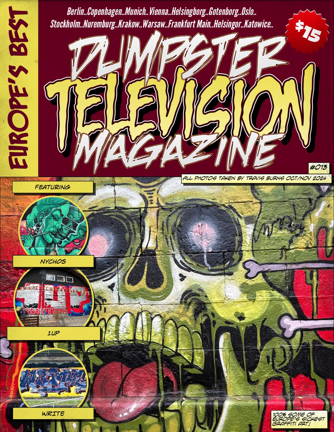 Dumpster Television Magazine Europe English Edition pour enrichir vos recherches artistiques