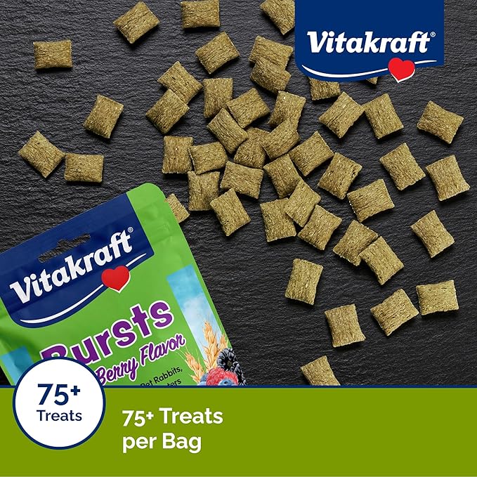 Vitakraft Bursts Snack Sabor Berry para Roedores 1.76 oz miniatura 3