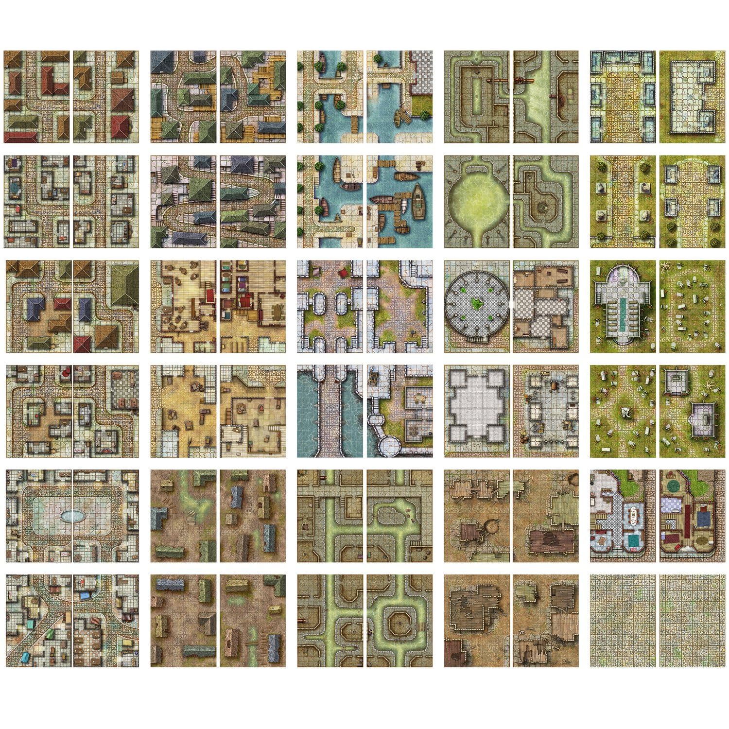 Loke Battle Mats Giant Book of Streets Sewers & Cemeteries