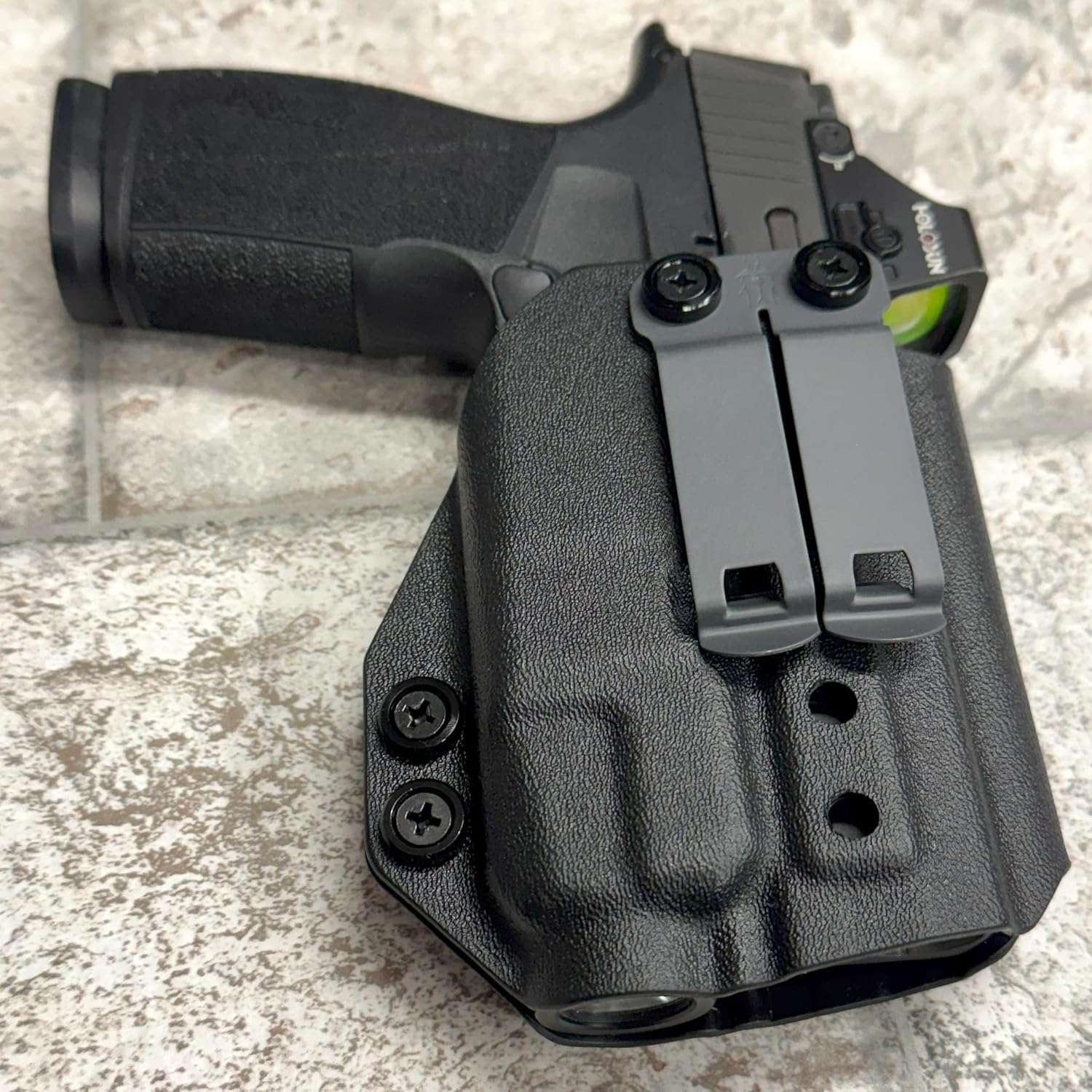 Sig P365X Macro Holster with TLR-7 Sub :: Made in USA :: IWB Holster for Sig P365X Macro with TLR-7 Sub :: Over 60 Color Options!
