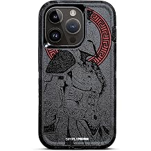 SIMPLYMDRN Armored for iPhone 11 Pro Max Case - Warrior Design - Cool Case for Men - Fighter Assassin Case - Armored and Shockproof Gladiator Armored Black