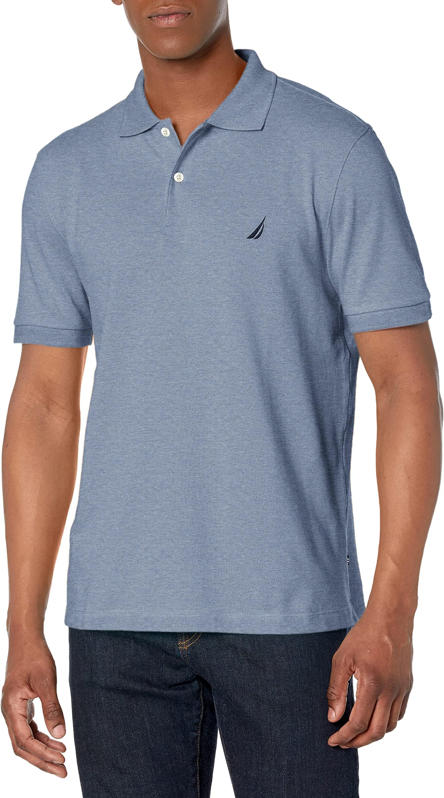 Mens Solid Short Sleeve J-class Tee Polo Shirt