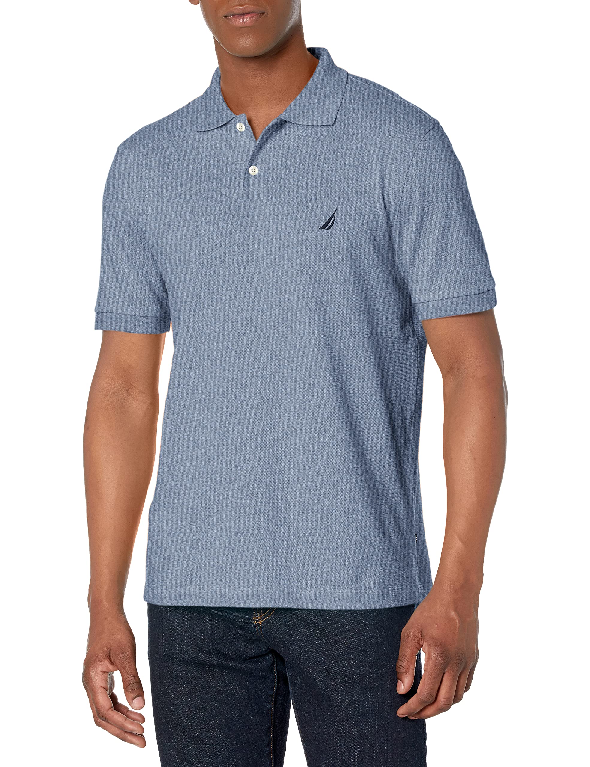 Mens Short Sleeve Classic Fit Pique Polo