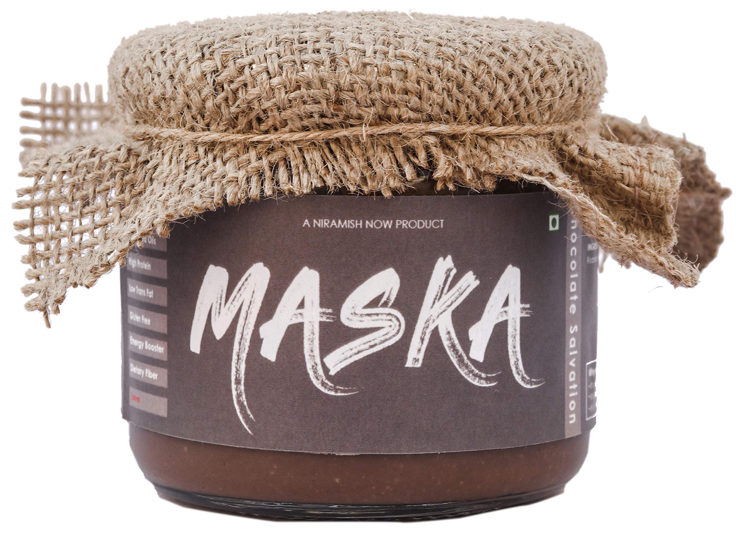 Maska Peanut Butter Chocolate Salvation 300 gm | All-Natural High Protein Organic Gluten Free Peanut Butter | 100% Roasted Peanuts (Vegan, Glass Packaging) (B08MFJXZHM) Amazon Price History, Amazon Price Tracker