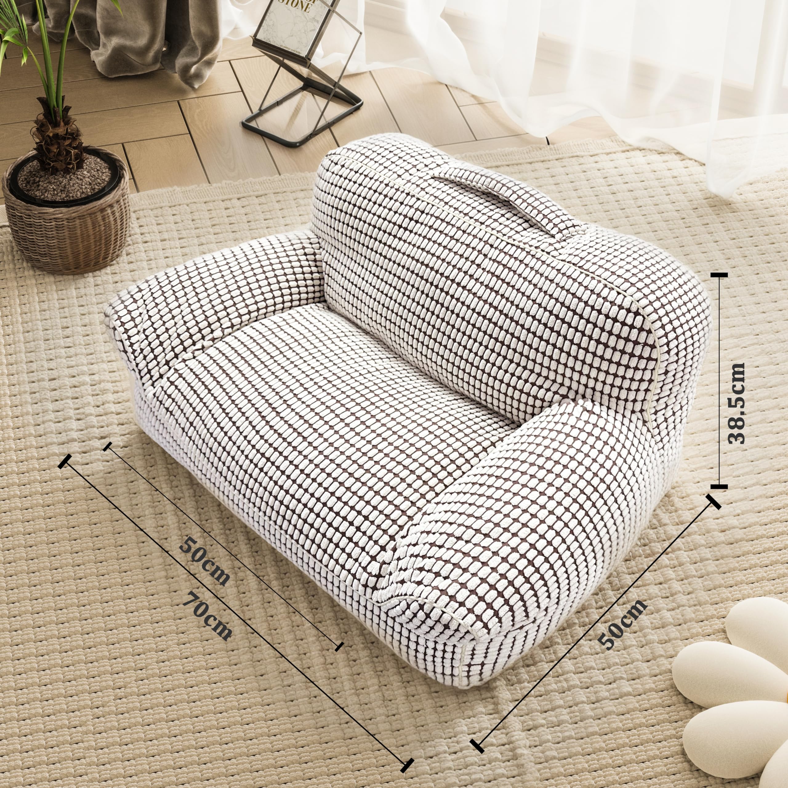 VERCART Canapé moderne pour chat - Lit moelleux pour grands chats - Lit moelleux - Lit pour chat - Lit pour chat - Lit pour chat - Lavable - Meuble pour chat