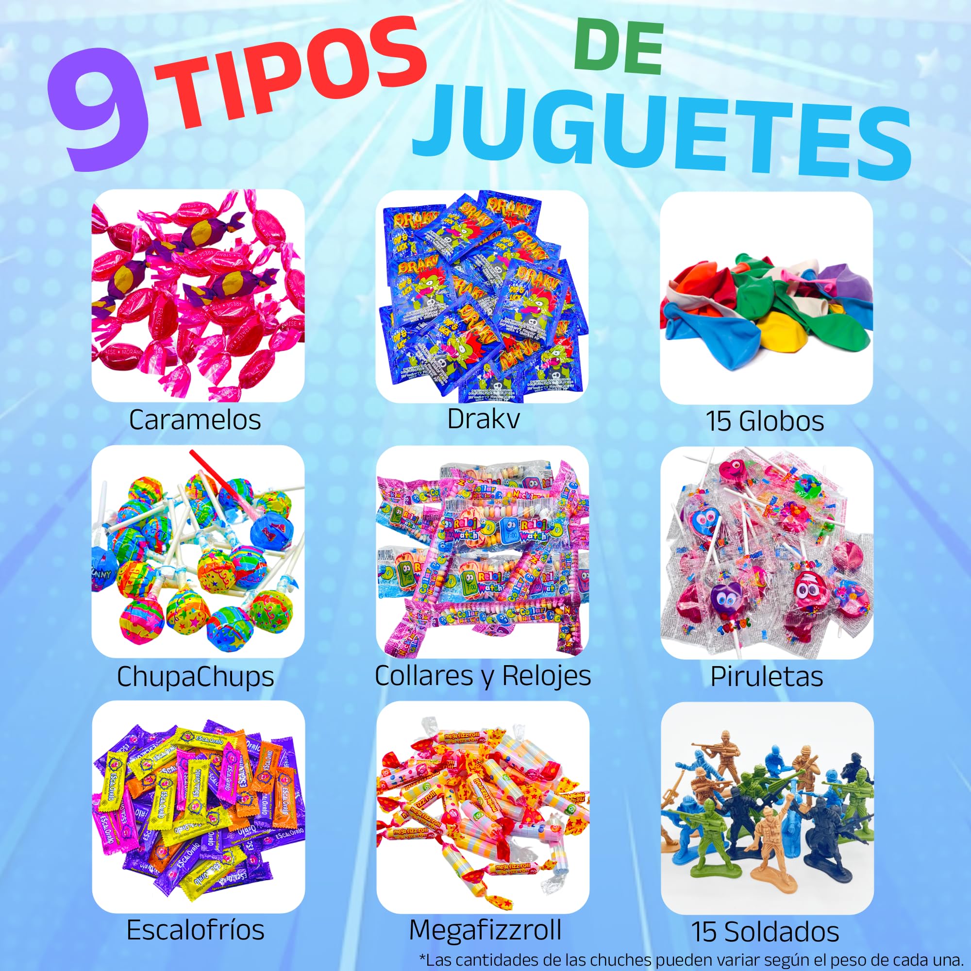 Pignata Sonic + Pack 70 Chuches Senza glutine e Giocattoli Pignata - Ananas Compleanno - Compleanno Sonic - Ananas - Riempimento pignata per bambini - Chuches - Decorazione festa - PARTY4EVER