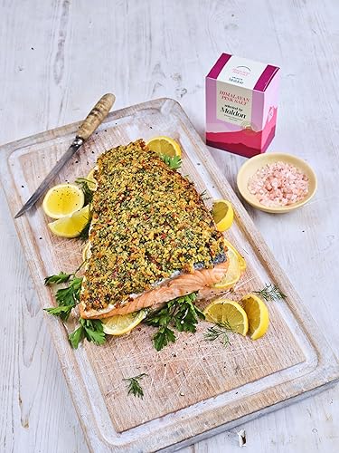 Miniatura 3 de Maldon - Sal rosa del Himalaya, 8.8 onzas - Seleccionada por nuestros expertos experimentados - Sal de roca gruesa rosa de las estribaciones del