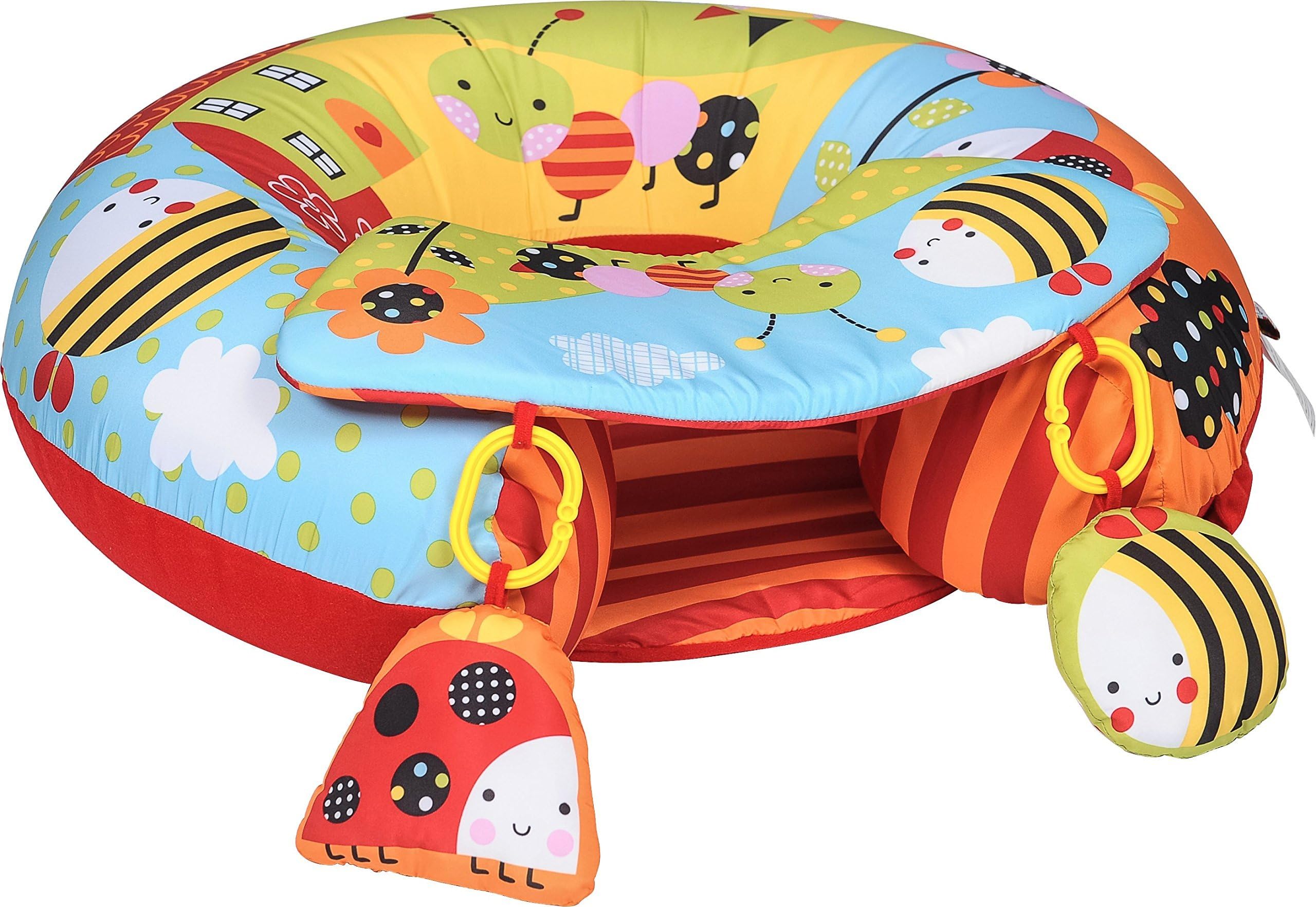 Red Kite Sit Me Up - Garden Gang - Inflatable Ring With Play Tray