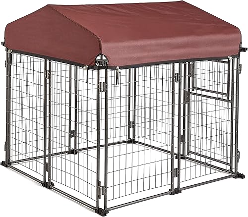 Miniatura 22 de TWO by TWO Haven - Perrera expandible, color negro, mediano