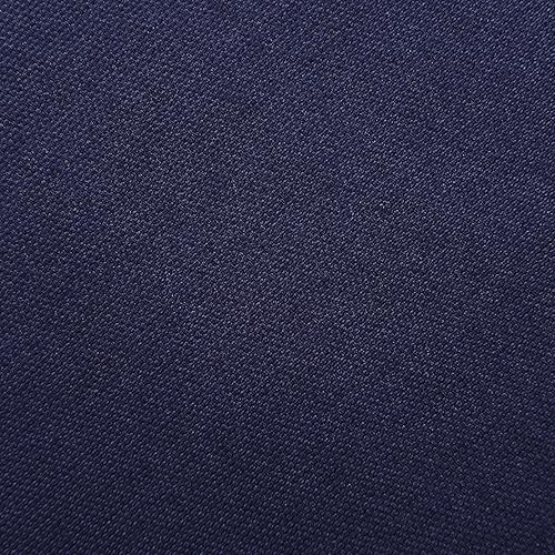 Miniatura 7 de Mantel redondo de lino de 45 pulgadas, impermeable, color beige, para mesa de hablar, barra de café, Poliéster, Azul marino