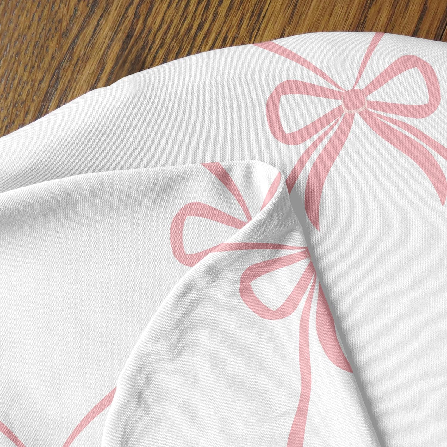 Sweet Jojo Designs Baby Nursing Pillow Cover (Pink Bows) for Girls, Infant/Newborn Nursery, Bottle Breastfeeding Slipcover, Breast Feeding Pillowcase - Pillow NOT Included (for Ballerina Collection)