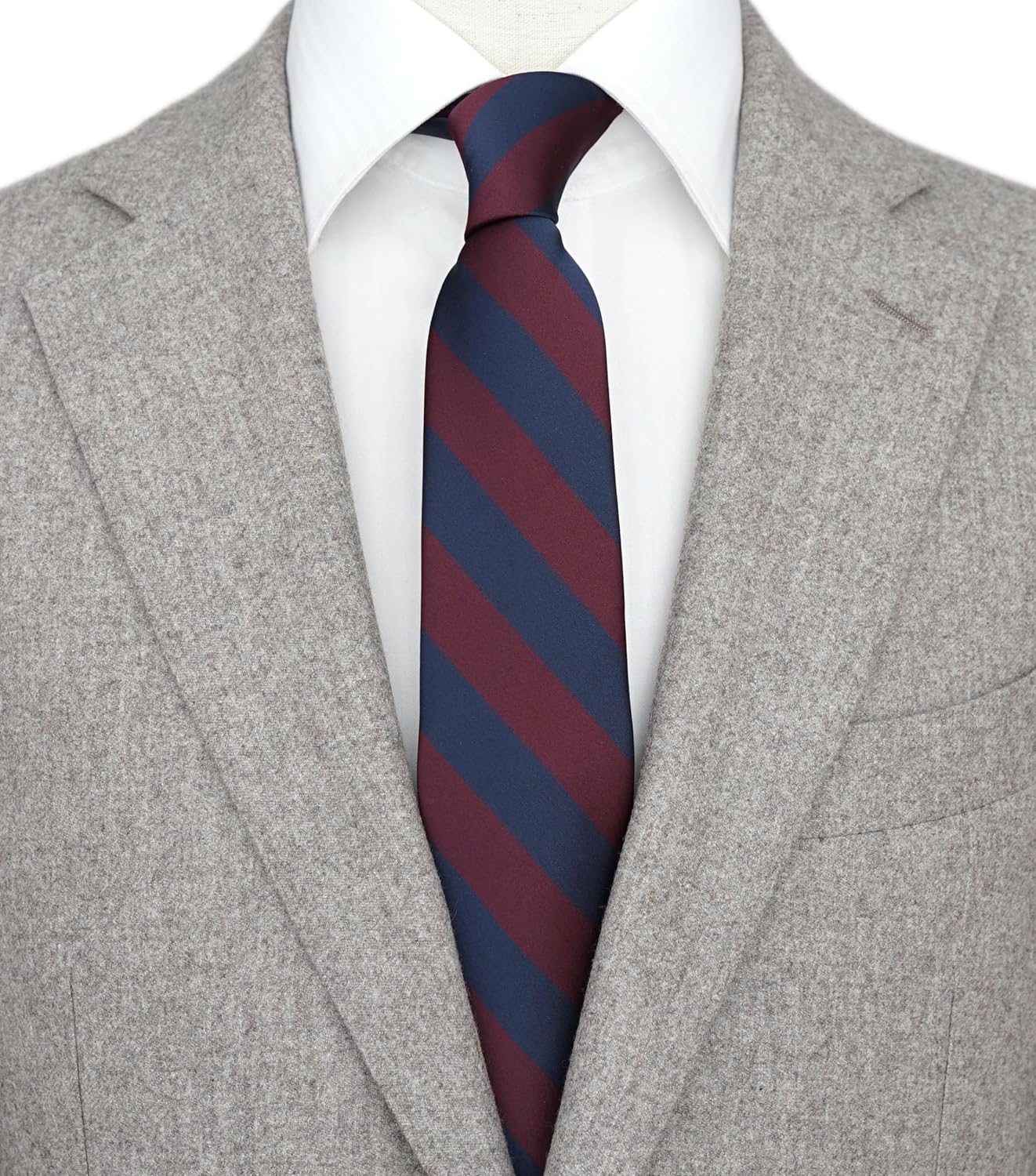 Striped Ties for Men, 3 inch Regular Ties with Stripes - Image 3