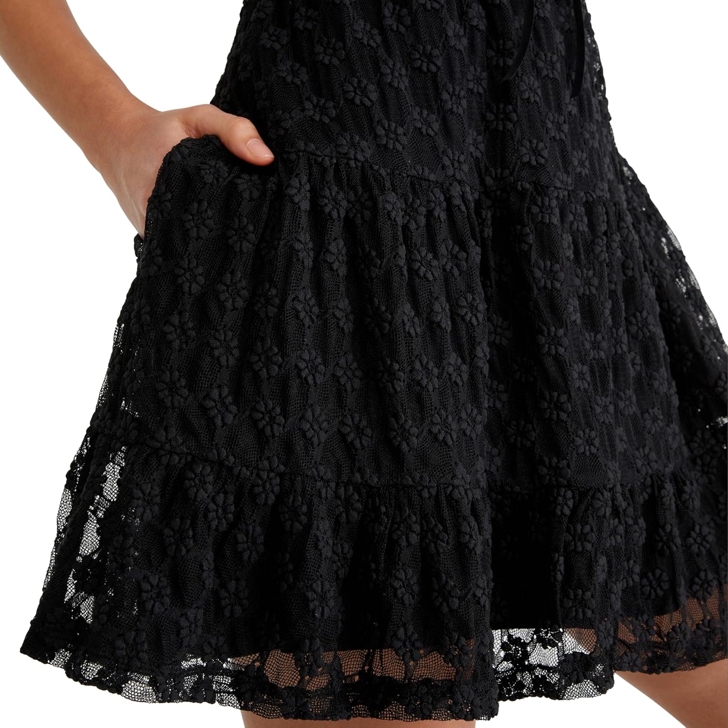 Aeropostale Women's Flowy Babydoll DreShort Sleeve - Image 5