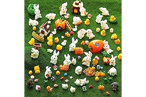 Skylety 100 Pieces Miniature Easter Decorations