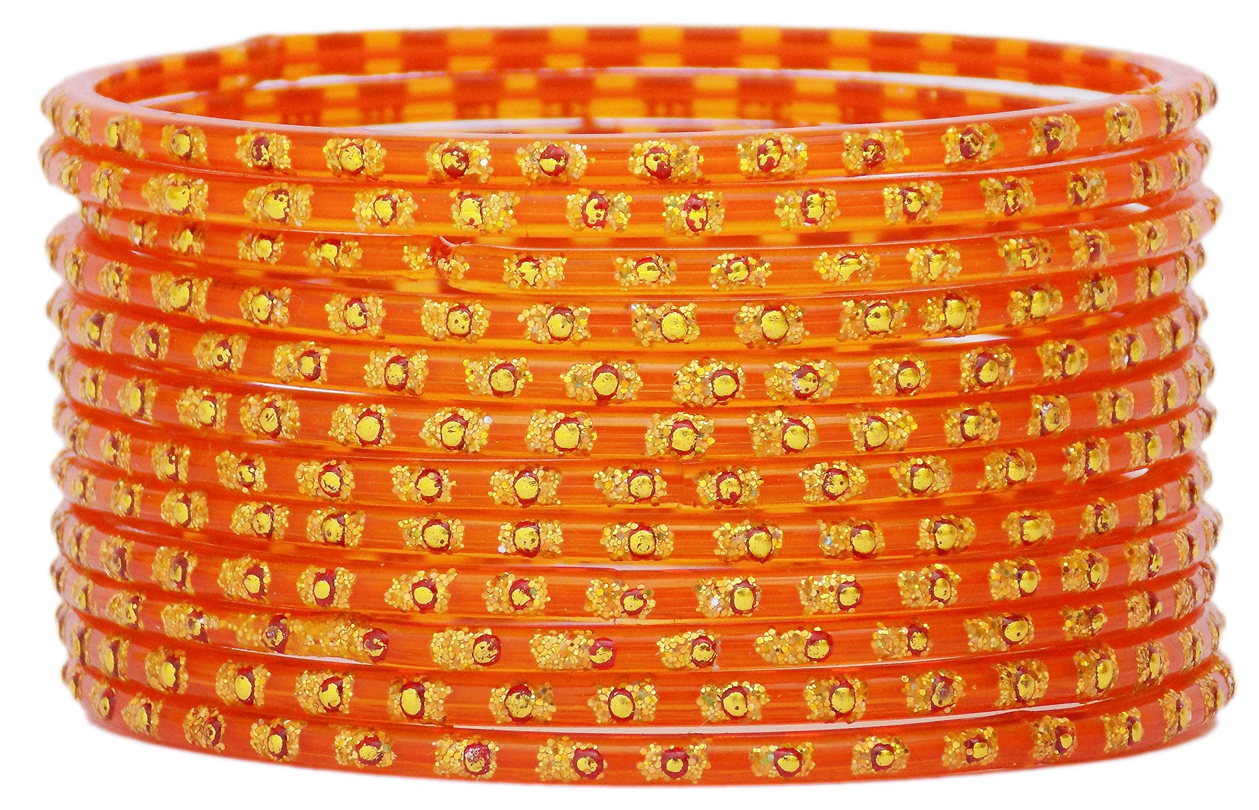 JD'Z Indian Jewelry Bangles Bollywood Bangle set bracelets for women Bridal Ethnic Dailywear Glass Bangles Set For Women Traditional