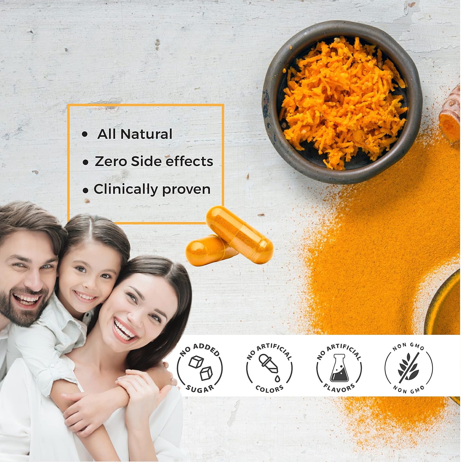 ZEROHARM Holistic Curcumin Capsules 1350mg | Helps Reduce Inflammation and Pain | Antioxidant & Anti-inflammatory (90 Capsules) ZEROHARM Holistic Curcumin Capsules 1350mg | Helps Reduce Inflammation and Pain | Antioxidant & Anti-inflammatory (90 Capsules)