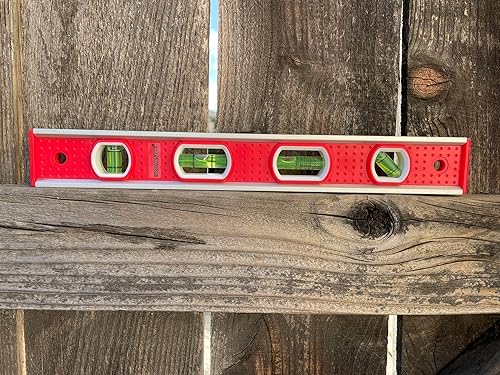 Miniatura 3 de Swanson Tool Co TBL001M Nivel de Caja de Herramientas Magnético con Marco de Aluminio de 12 pulgadas con Vial de Inclinación, Vistas de Lectura