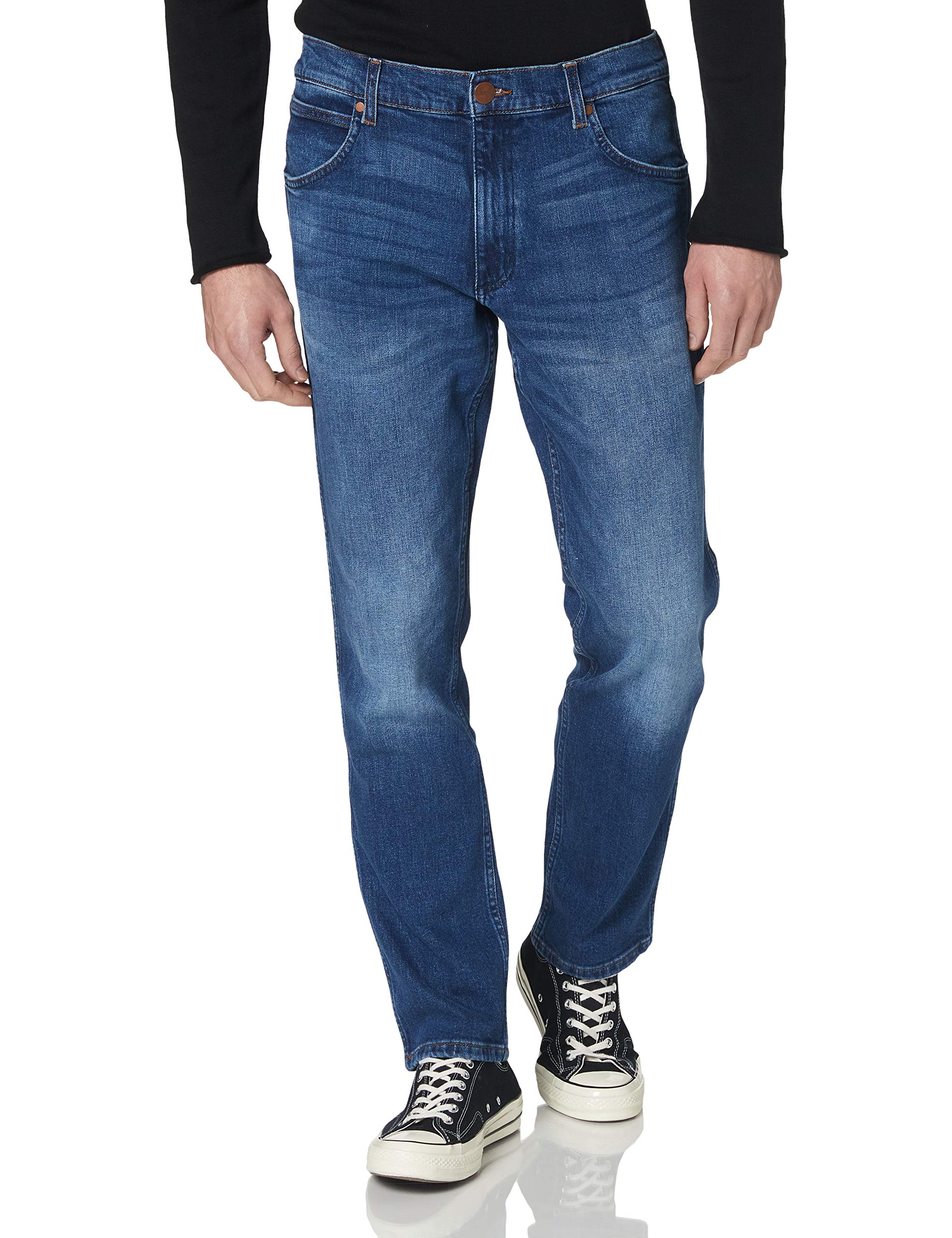 Wrangler Herren-Jeans Greensboro, Regular Fit, Straight Leg