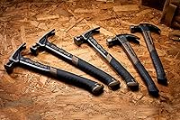 Vista 11 de Spec Ops Tools Framing Hammer, 22 oz, Rip Claw, cara lisa, tapa de mazo suave, agarre absorbente de golpes, 3% donado a veteranos