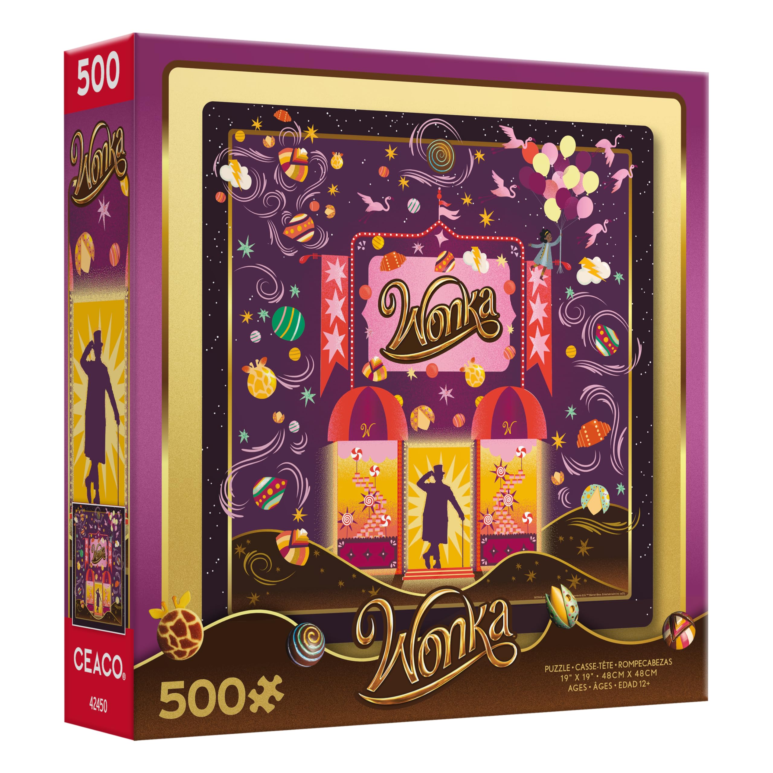 Amazon.com: Ceaco - Wonka - Chocolate Fantasy - 500 Piece Jigsaw Puzzle :  Toys & Games